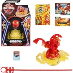 1 Bakugan Spécial Attak - 1 Anneau De Combat 1 Lanceur 3 Cartes - Modèle Aléatoire