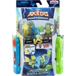 Akedo- Légendes Powerstorm Coffret Duel 2 Figurines Shortout Vs Sandtrap