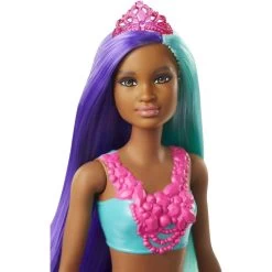 Barbie Dreamtopia Poupée Sirène Cheveux Multicouleur -EspaceKids Promos Boutique barbie dreamtopia poupee sirene cheveux roses 1 6