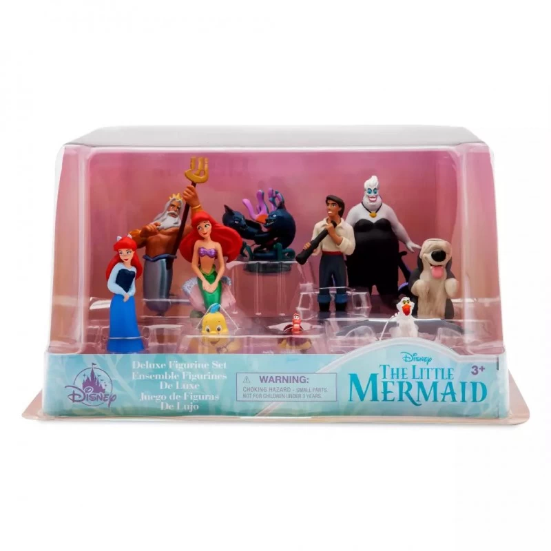 Coffret De 10 Figurines ,Ariel En Sirène, Éric, Triton, Flotsam Et Jetsam, Eurêka, Sébastien, Polochon, Max Et Ursula 3 Coffret De 10 Figurines ,Ariel En Sirène, Éric, Triton, Flotsam Et Jetsam, Eurêka, Sébastien, Polochon, Max Et Ursula – Image 3
