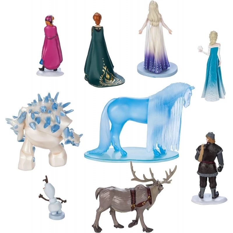 Coffret De 9 Figurines La Reine Des Neiges 2,Contient Anna Et Elsa, Mathias, Nokk, Sven, Olaf Et Kristoff 3 Coffret De 9 Figurines La Reine Des Neiges 2,Contient Anna Et Elsa, Mathias, Nokk, Sven, Olaf Et Kristoff – Image 3