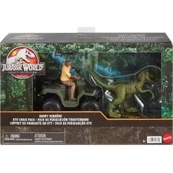 Coffret Jurassic World Quad Et Dinosaure