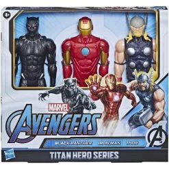 Coffret Marvel Titan Hero, Black Panther, Thor, Iron Man