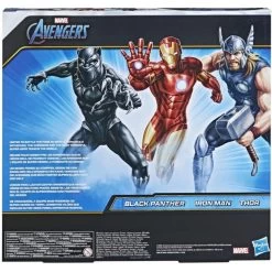 Coffret Marvel Titan Hero, Black Panther, Thor, Iron Man -EspaceKids Promos Boutique coffret marvel titan hero spider man captain america hulk black widow iron man 1 2