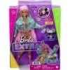 Coffret Poupée Barbie Extra Cheveux Tressés Roses, Look Tendance