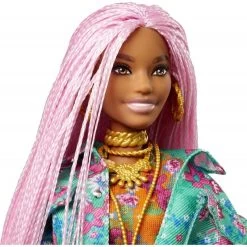 Coffret Poupée Barbie Extra Cheveux Tressés Roses, Look Tendance -EspaceKids Promos Boutique coffret poupee barbie extra mix match 1 19