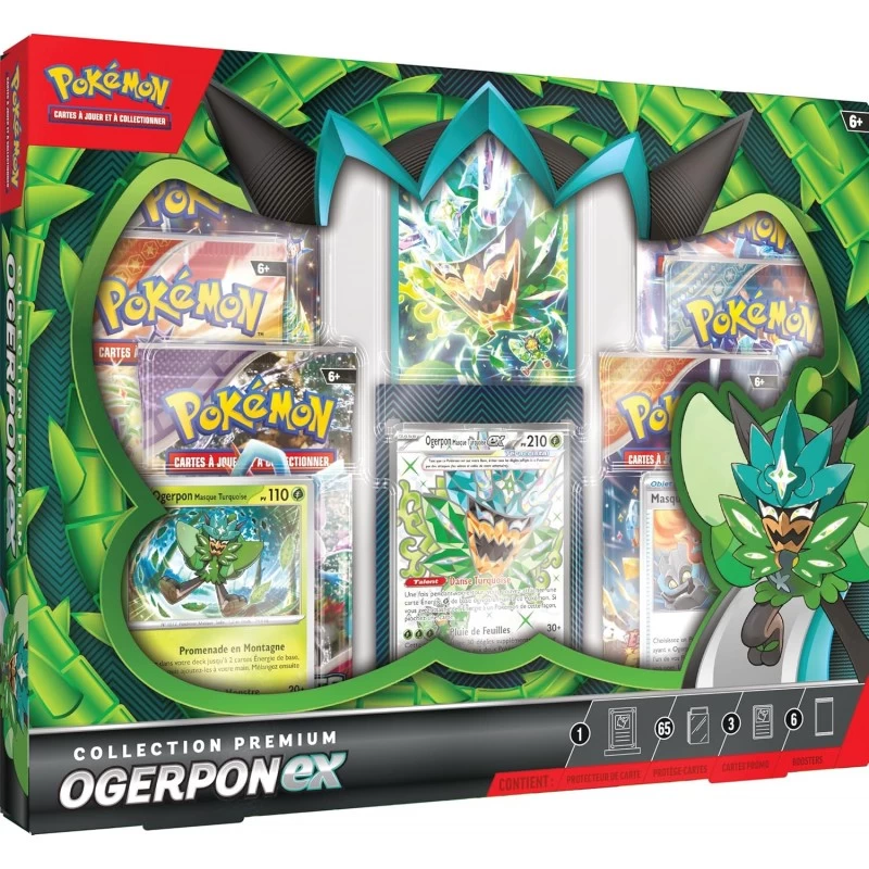 Coffret Premium Collection - Pokemon - Ogerpon Ex 1 Coffret Premium Collection - Pokemon - Ogerpon Ex