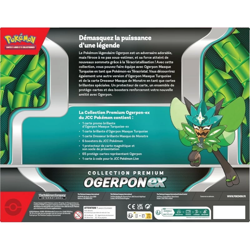 Coffret Premium Collection - Pokemon - Ogerpon Ex 2 Coffret Premium Collection - Pokemon - Ogerpon Ex – Image 2