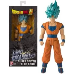 Dragon Ball Super - Figurine Géante Limit Breaker 30 Cm - Super Saiyan Goku Blue