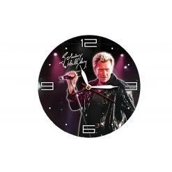 HORLOGE JOHNNY HALLYDAY En Bois