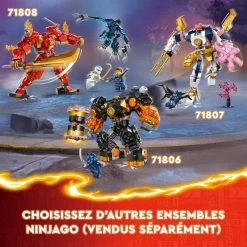 Lego Ninjago Le Robot Élémentaire De La Terre De Cole -EspaceKids Promos Boutique lego ninjago le robot de combat darin 8