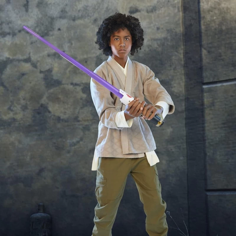 Lightsaber Forge, Sabre Laser Mace Windu à Lame Violette Extensible 3 Lightsaber Forge, Sabre Laser Mace Windu à Lame Violette Extensible – Image 3