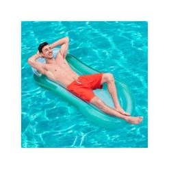 Matelas Filet Gonflable Deluxe Modèle Aléatoire -EspaceKids Promos Boutique matelas filet aqualange 1790 eur le matelas semi immerge aqualounge est ideal pour se prelasser dans la piscine avec son fond en 3