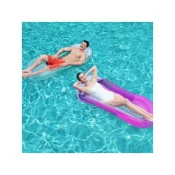 Matelas Filet Gonflable Deluxe Modèle Aléatoire -EspaceKids Promos Boutique matelas filet aqualange 1790 eur le matelas semi immerge aqualounge est ideal pour se prelasser dans la piscine avec son fond en 7