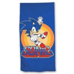 Sonic Drap De Plage Ou Serviette De Bain