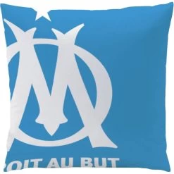 Olympique De Marseille Coussin Imprimé 40x40 Cm