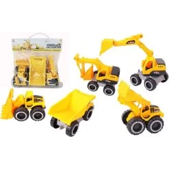 Pack De 3 Camions De Chantiers 18 Cm