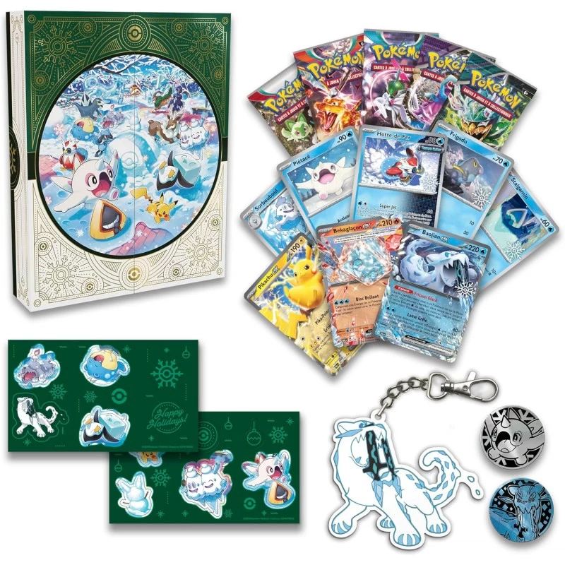 Pokémon Calendrier Des Fêtes (8 Cartes Promo Brillantes, 5 boosters Et Plus) 2 Pokémon Calendrier Des Fêtes (8 Cartes Promo Brillantes, 5 boosters Et Plus) – Image 2