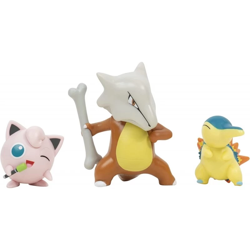 Pokemon Coffret De 3 Figurines Battle Héricendre,rondoudou Et Ossatueur 2 Pokemon Coffret De 3 Figurines Battle Héricendre,rondoudou Et Ossatueur – Image 2