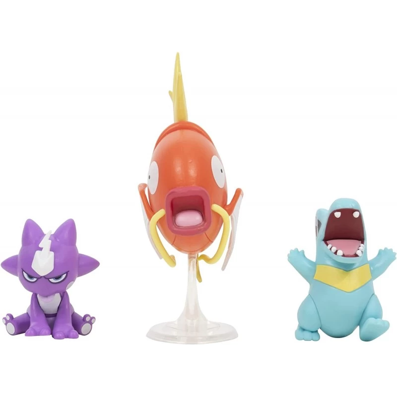 Pokemon Coffret De 3 Figurines Battle Toxizap,kaminus Et Magicarpe 2 Pokemon Coffret De 3 Figurines Battle Toxizap,kaminus Et Magicarpe – Image 2