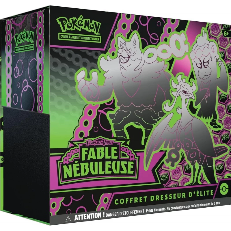 Pokémon Coffret Dresseur D’élite Écarlate Et Violet – Fable Nébuleuse 1 Pokémon Coffret Dresseur D’élite Écarlate Et Violet – Fable Nébuleuse