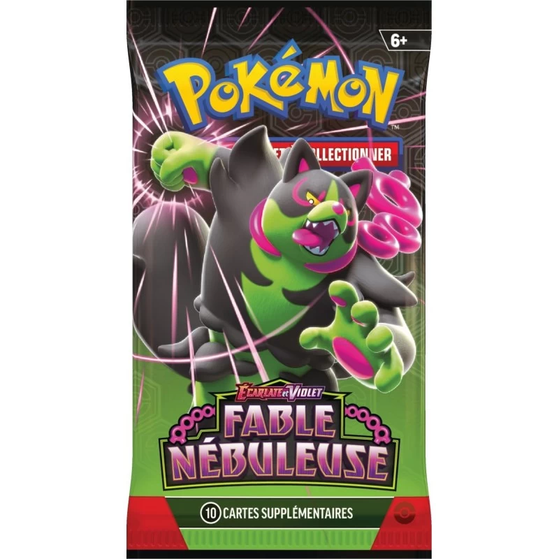 Pokémon : Lot De Boosters Écarlate Et Violet – Fable Nébuleuse (6 boosters) 5 Pokémon : Lot De Boosters Écarlate Et Violet – Fable Nébuleuse (6 boosters) – Image 5