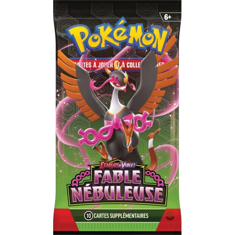 Pokémon : Lot De Boosters Écarlate Et Violet – Fable Nébuleuse (6 boosters) 6 Pokémon : Lot De Boosters Écarlate Et Violet – Fable Nébuleuse (6 boosters) – Image 6