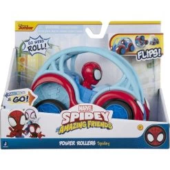 Power Rollers (Spidey) De Ses Amis Extraordinaires De Marvel - Voiture De 15 Cm