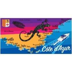 Serviette De Plage Paca Cote D'azur