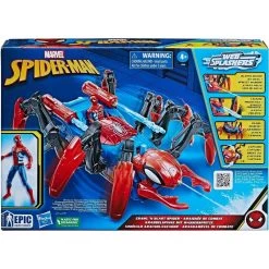 Spiderman Marvel Véhicule Araignée De Combat, Lance De L'eau Et Des Projectiles