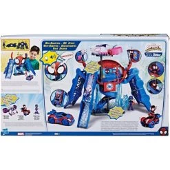 SPIDEY AND HIS AMAZING FRIENDS, Quartier Général De Spidey Avec Sons Et Lumières, Spidey Et Véhicule, Pour Enfants -EspaceKids Promos Boutique spidey and his amazing friends quartier general de spidey avec sons et lumieres spidey et vehicule pour enfants 2