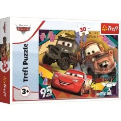 Puzzle 30 Piéces Cars, Voitures En Excès De Vitesse