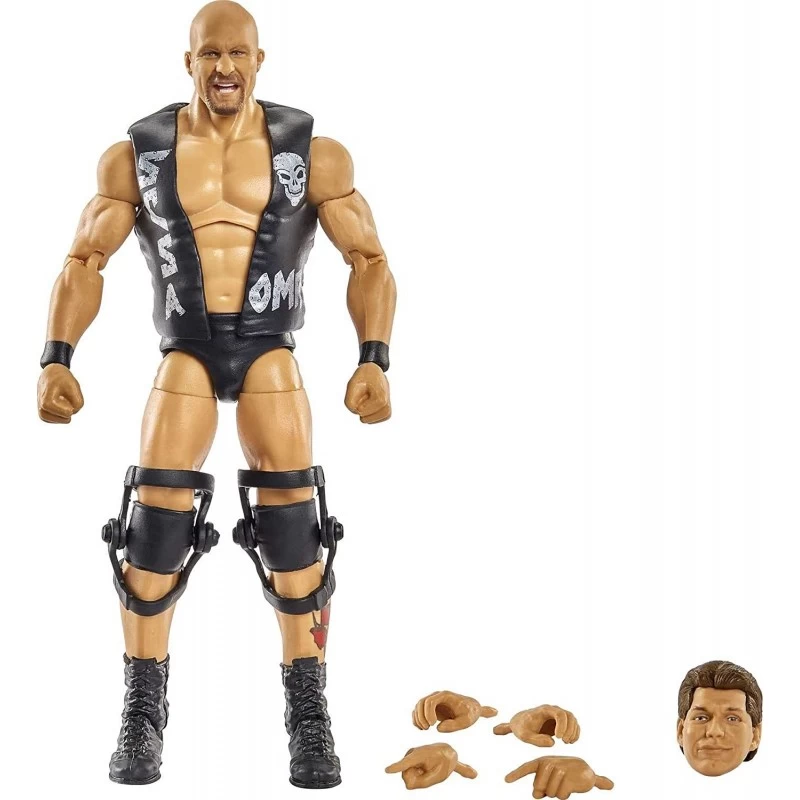 WWE Collection Élite Figurine Articulée De Catch, "Stone Cold" Steve Austin 2 WWE Collection Élite Figurine Articulée De Catch, "Stone Cold" Steve Austin – Image 2